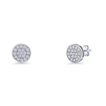 Round Stud Earring